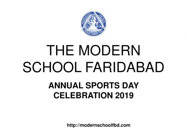 The Modern School Faridabad Annual Sport Day Celebration 2019