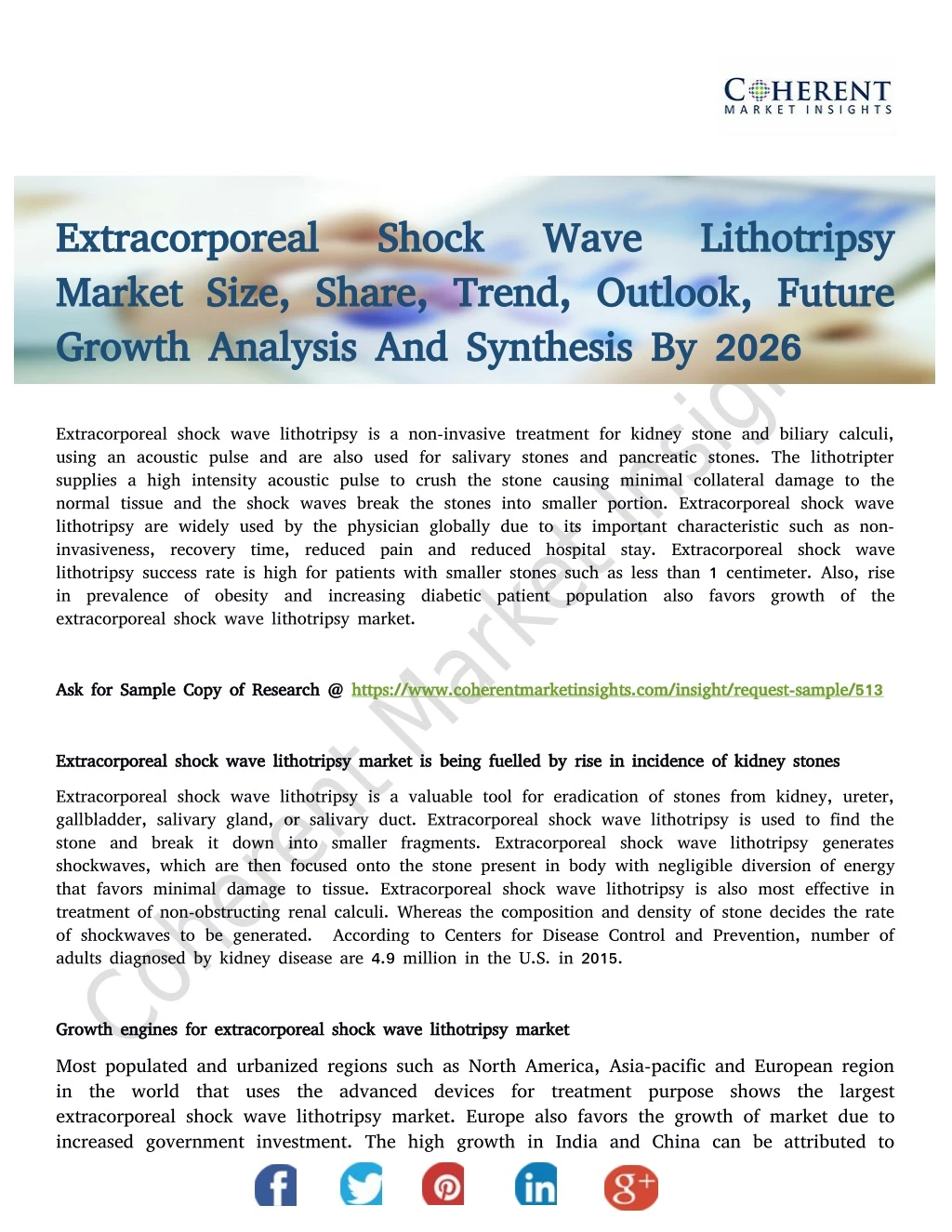 extracorporeal shock wave lithotripsy