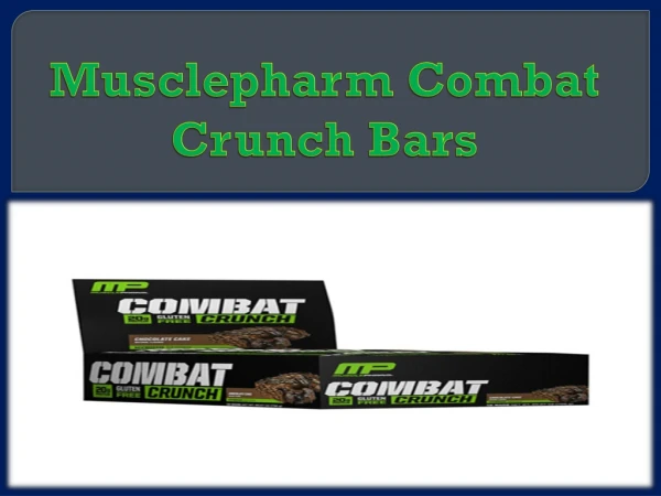 Musclepharm Combat Crunch Bars