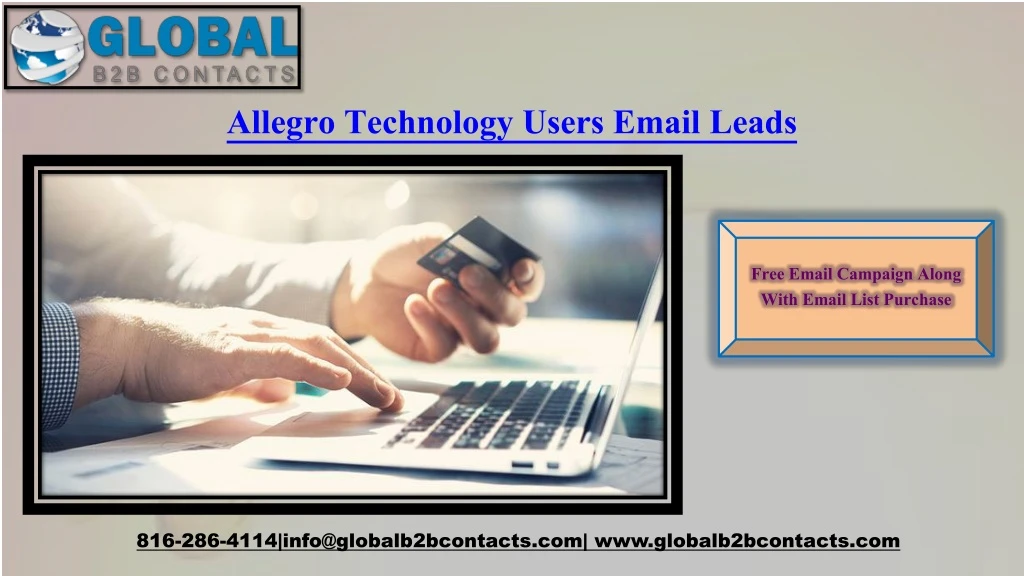 allegro technology users email leads