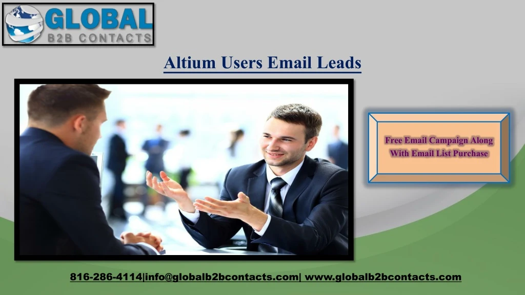 altium users email leads