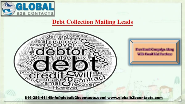 debt collection mailing leads