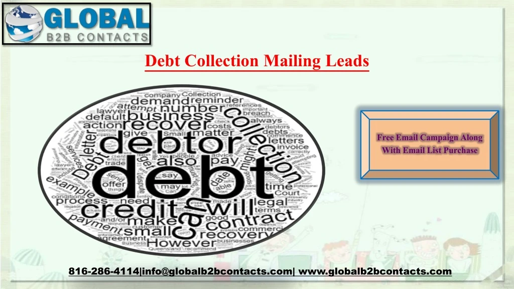 debt collection mailing leads