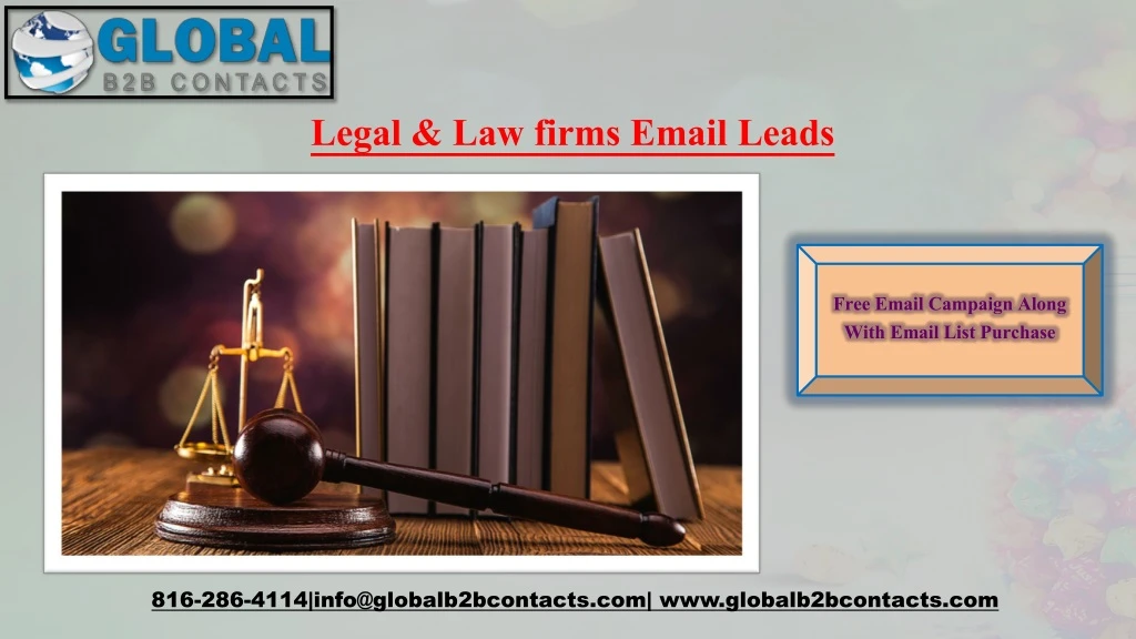 legal law firms email leads