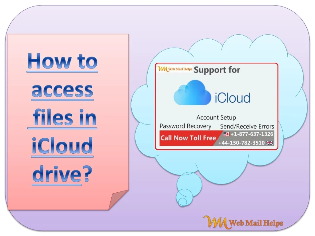 how to access files in icloud drive