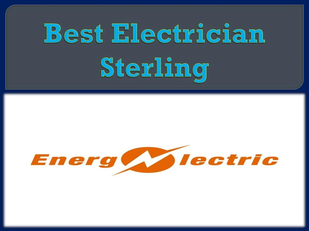 best electrician sterling