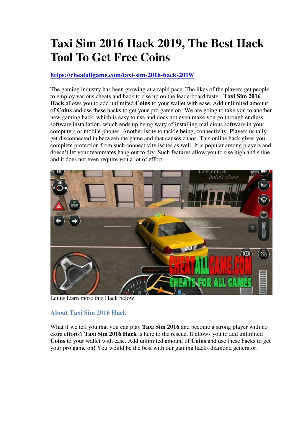 taxi sim 2016 hack 2019 the best hack tool