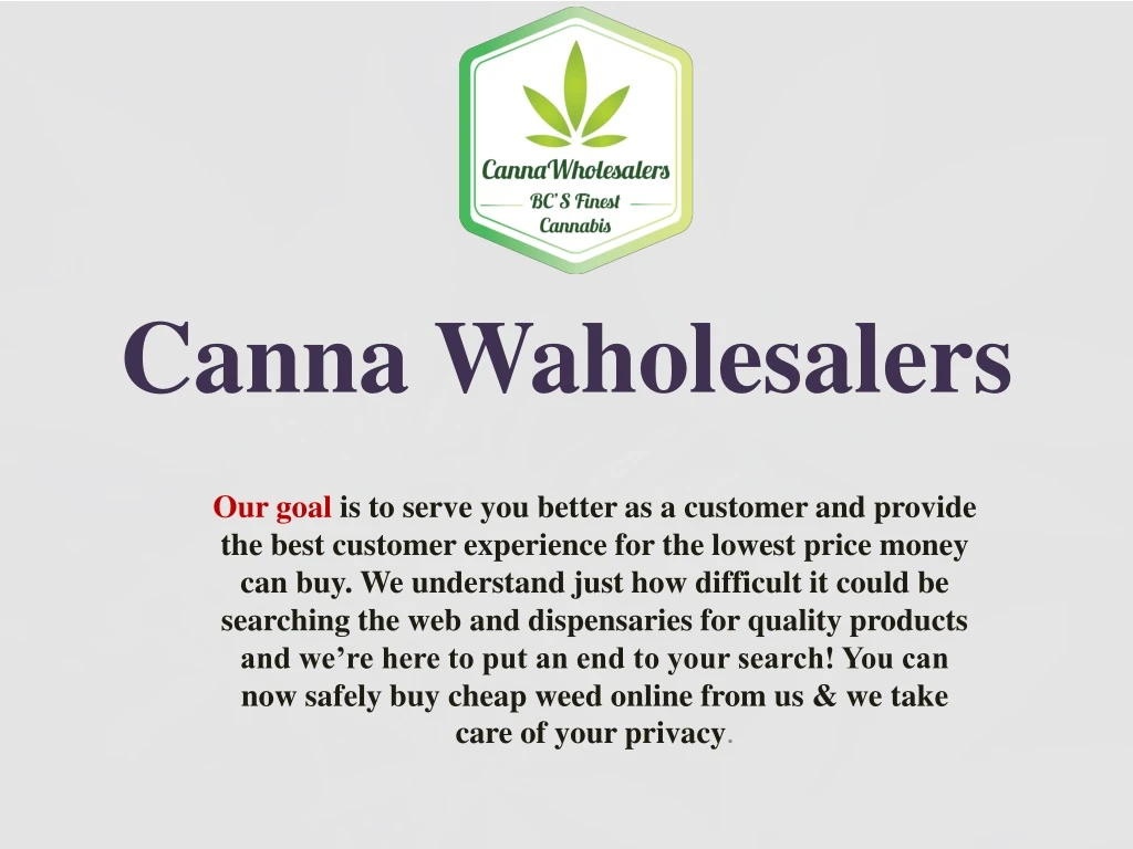 canna waholesalers