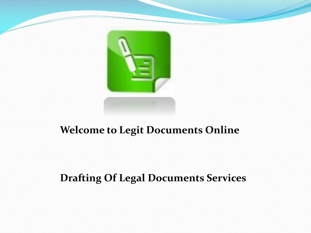 welcome to legit documents online