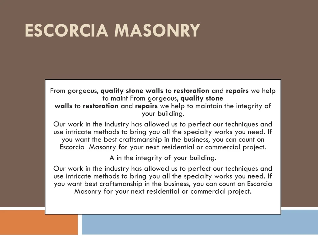escorcia masonry