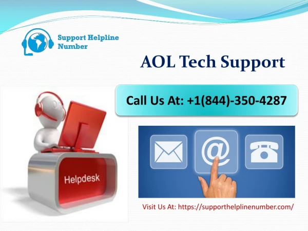 Facing Problems in your AOL Mail Services, Then Contact at AOL Support Number 1-844-350-4287