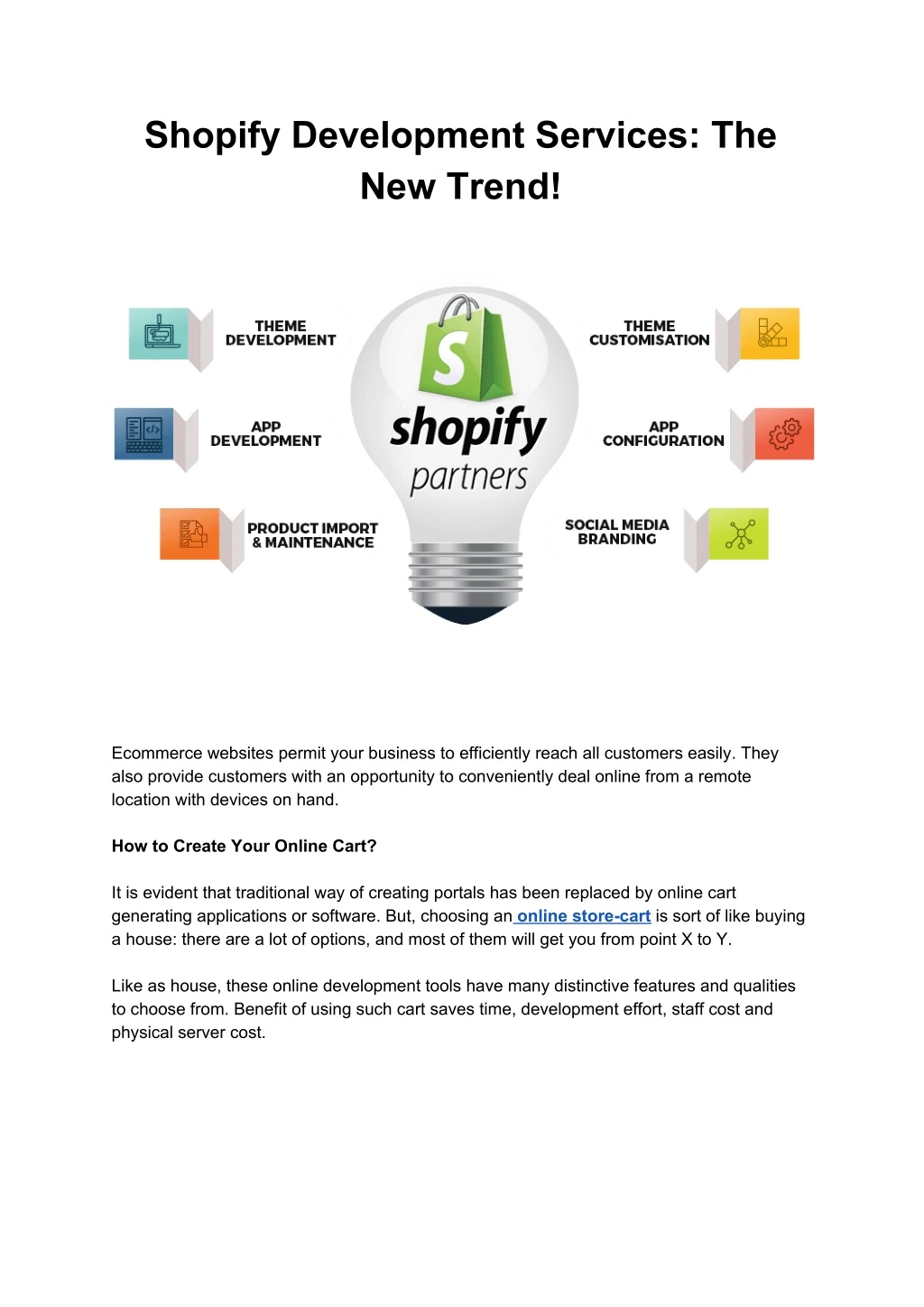shopify development services the new trend