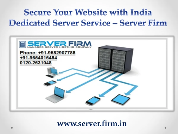 Secure Your Website with India Dedicated Server Service – Server Firm