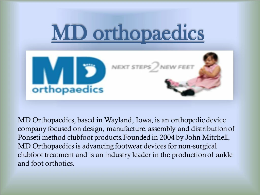 md md orthopaedics orthopaedics
