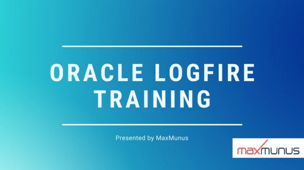 Oracle Logfire | Oracle logfire Online Training | Oracle Logfire Training