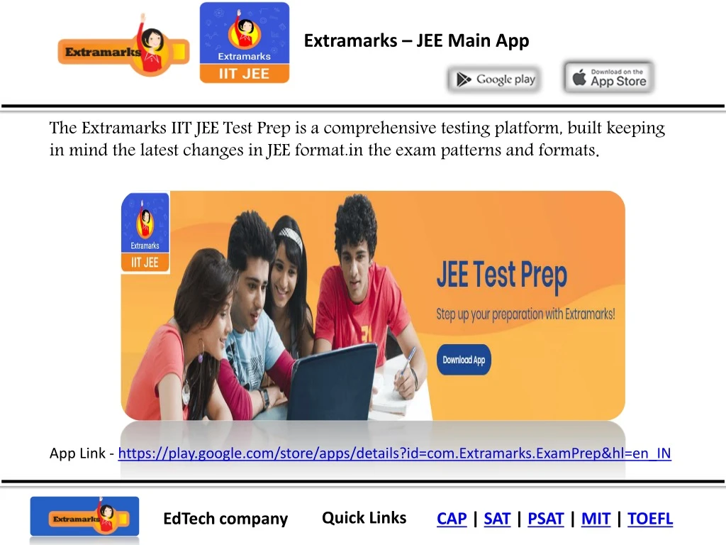 extramarks jee main app