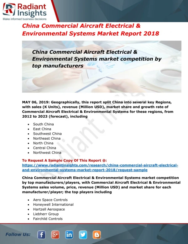 Commercial Aircraft Electrical & Environmental Systems Market 2018