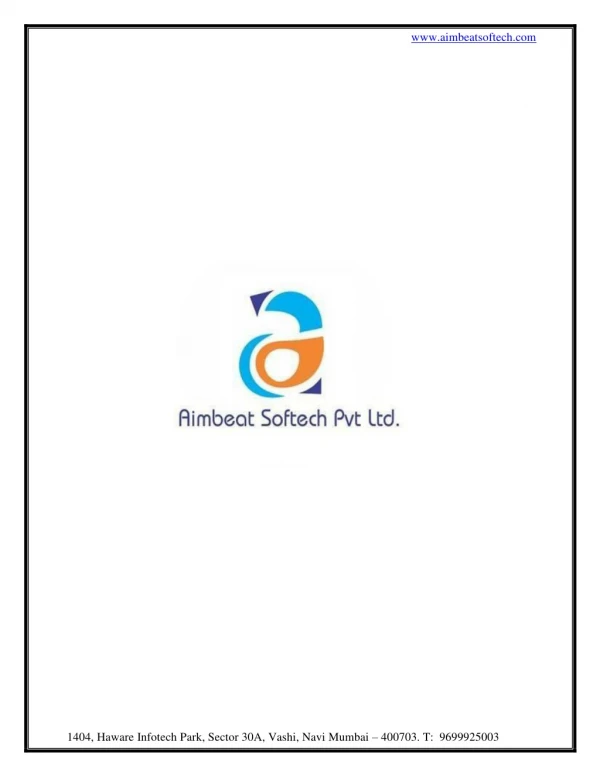 Mobile App Development Company in Mumbai | Software | SEO | Website | Aimbeat Softech Pvt Ltd