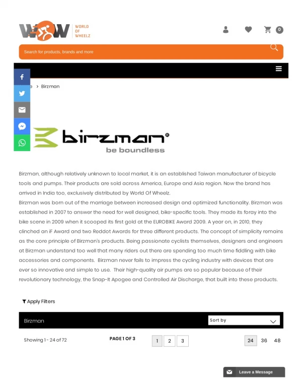 Birzman Tools India | Birzman Studio Tool Box| World of Wheelz