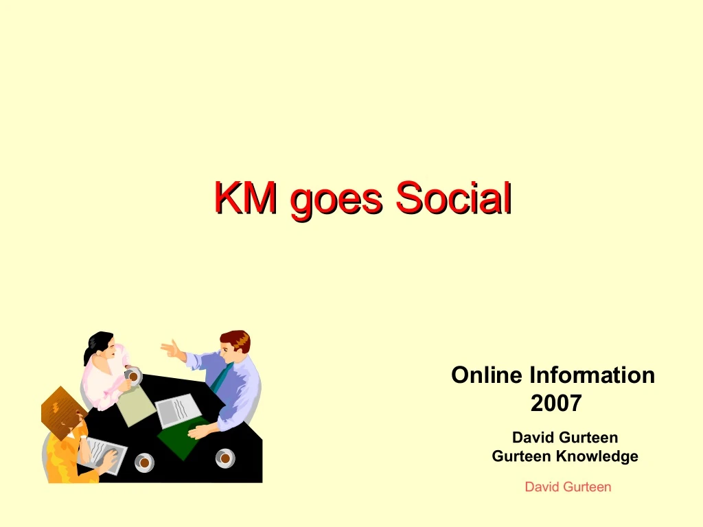 km goes social km goes social