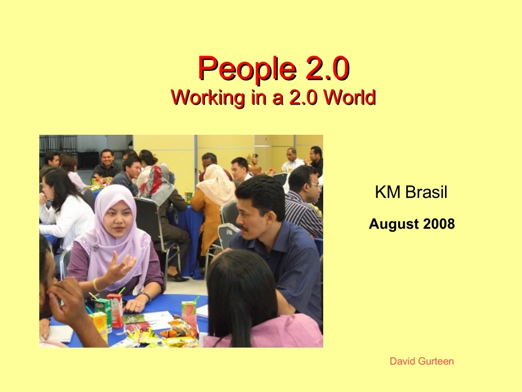 people 2 0 people 2 0 working in a 2 0 world