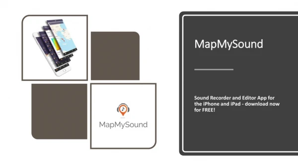 Free Audio Recorder App MapMySound