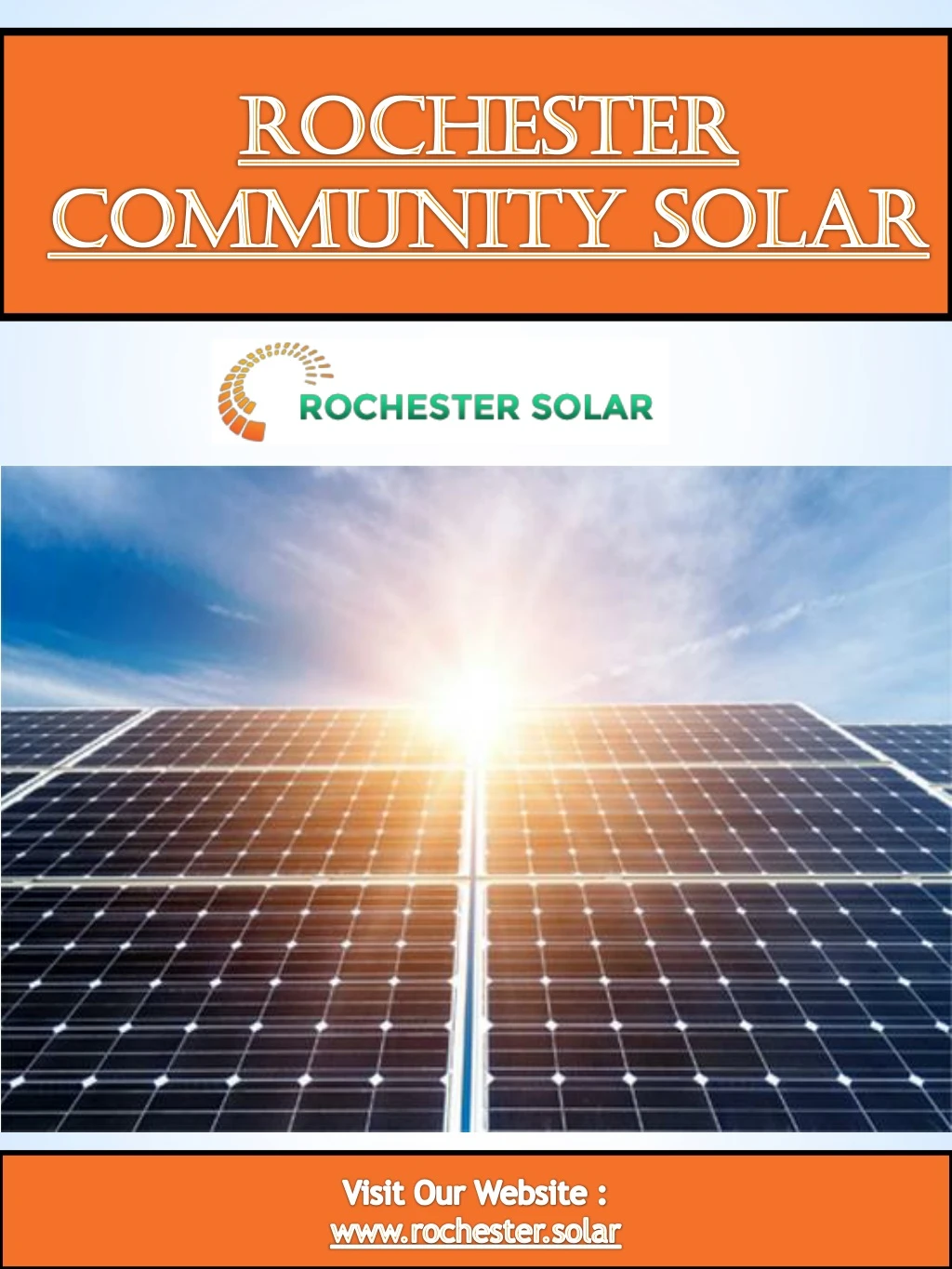 rochester community solar
