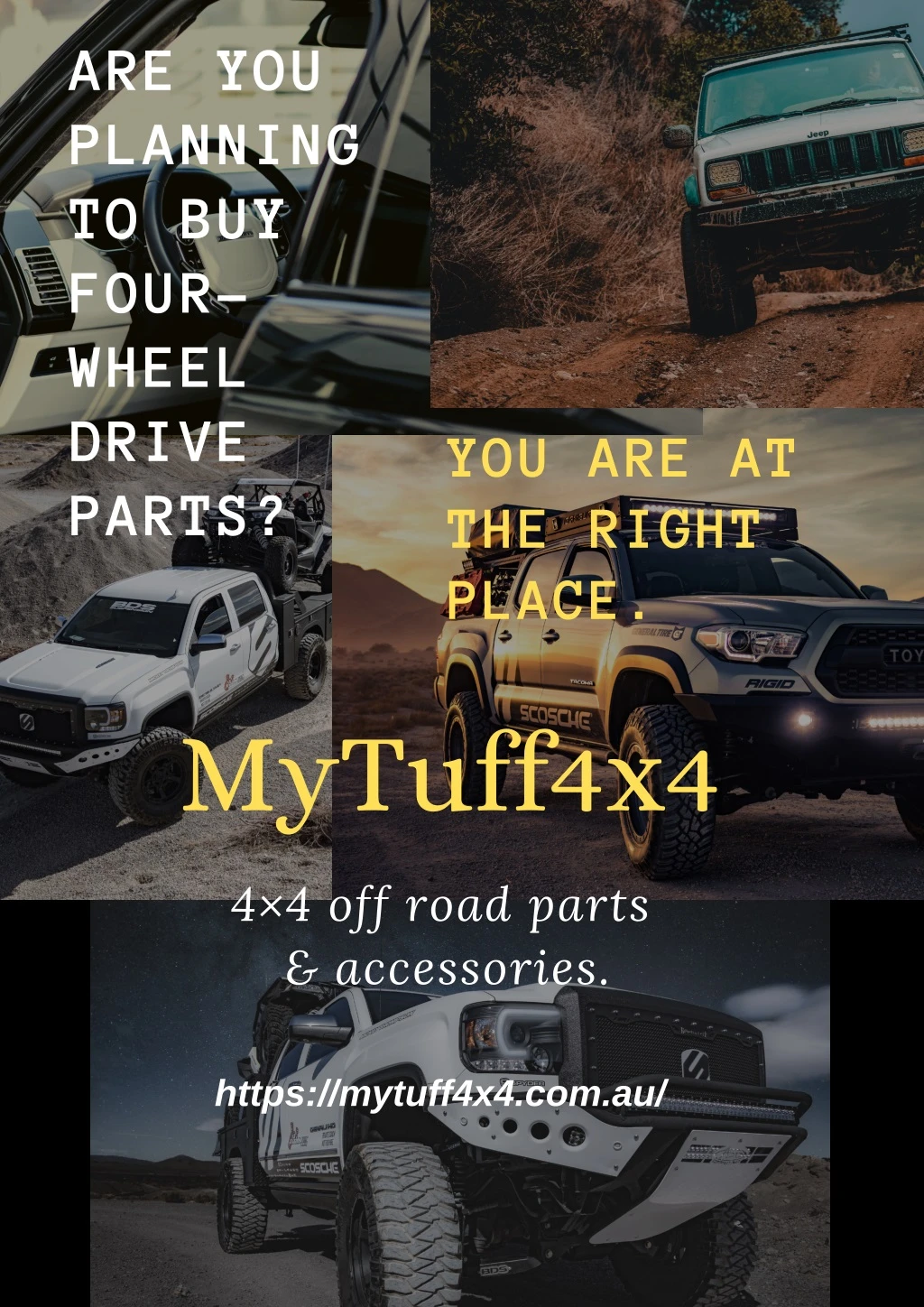 are you planning to buy four wheel drive parts