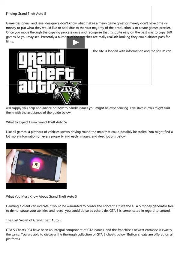 Ruthless Grand Theft Auto 5 Strategies Exploited