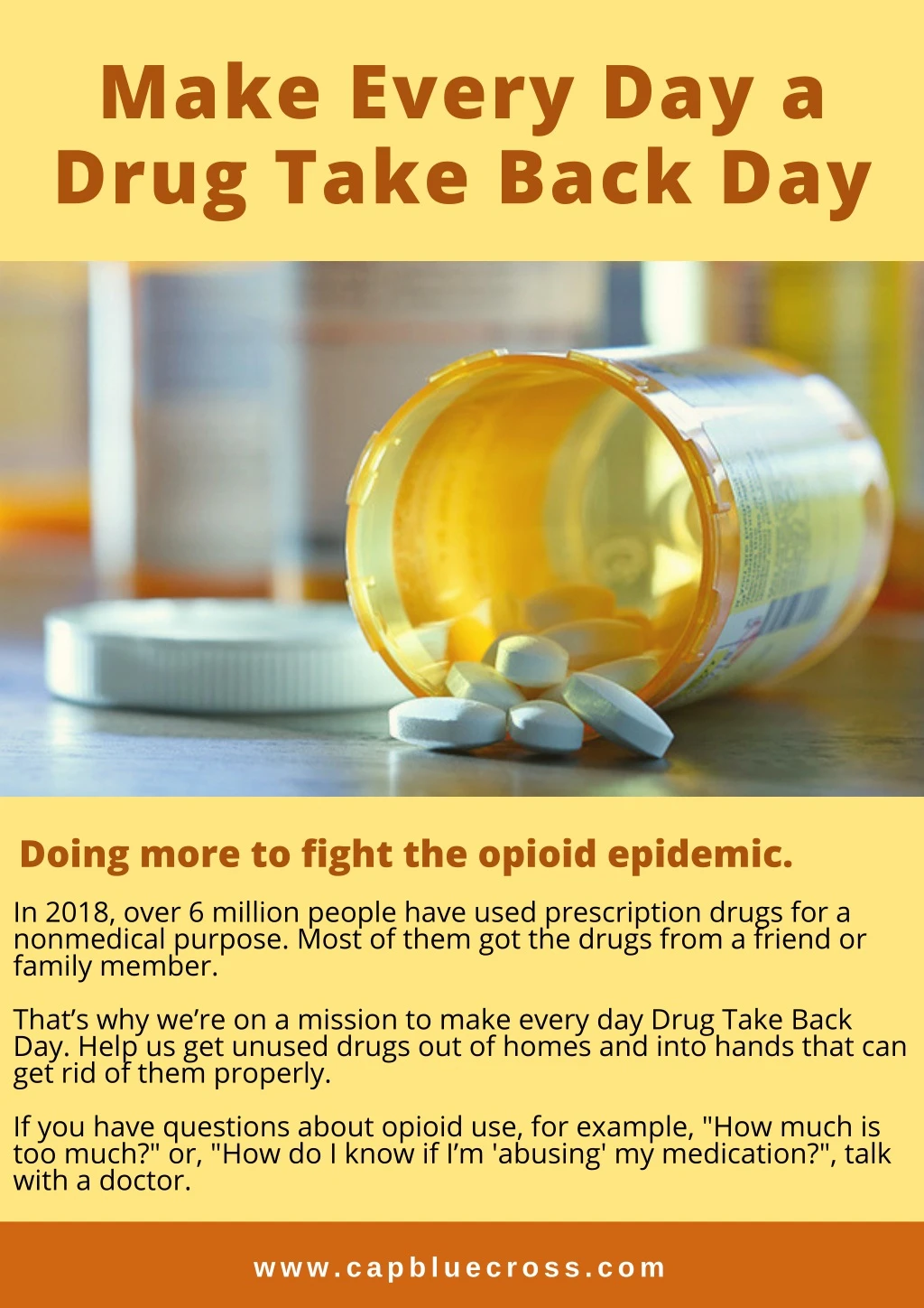 make every day a drug take back day