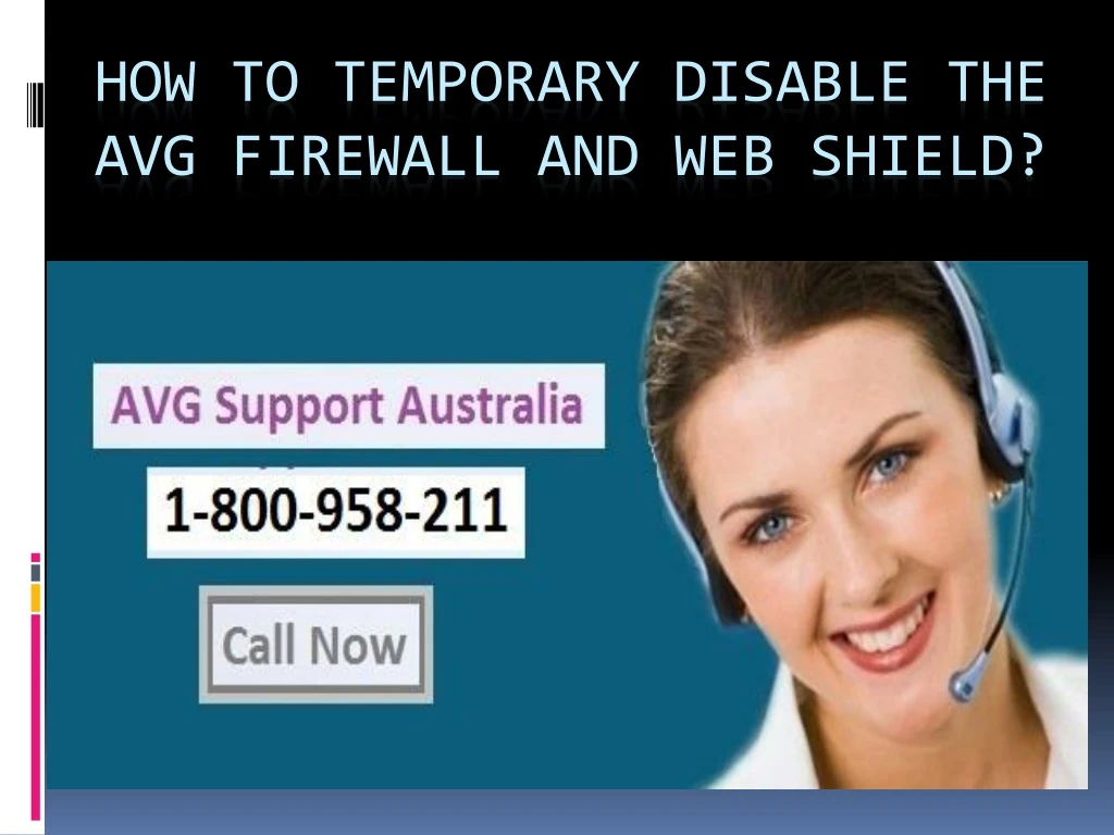 how to temporary disable the avg firewall and web shield