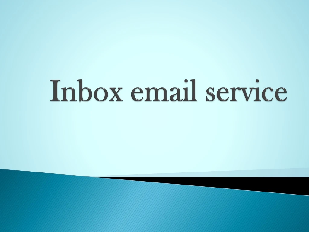 inbox email service