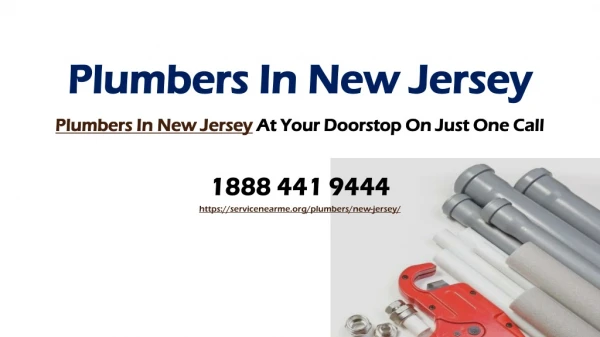 Plumbers In New Jersey At Your Doorstop On Just One Call