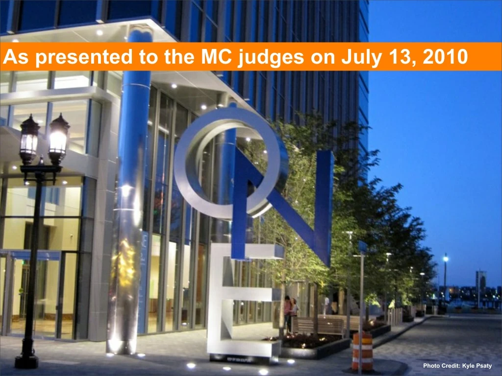 as presented to the mc judges on july 13 2010