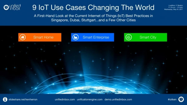 Nine IoT Use Cases Changing the World