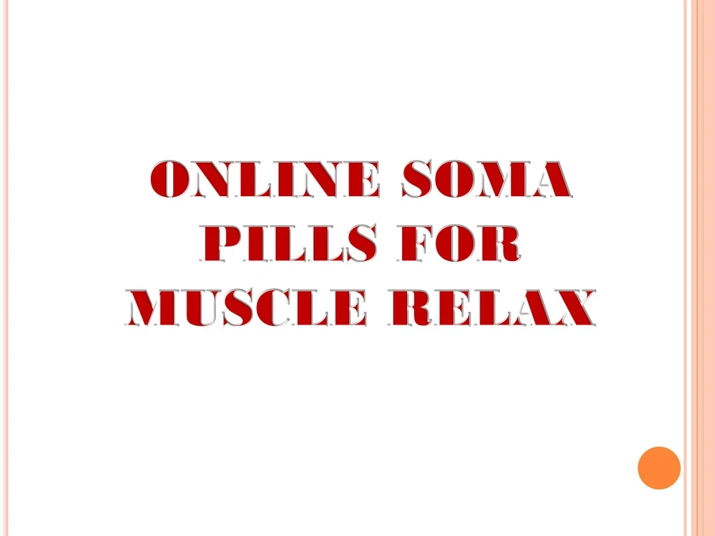online soma pills for muscle relax