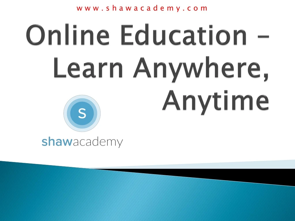 online education learn anywhere anytime