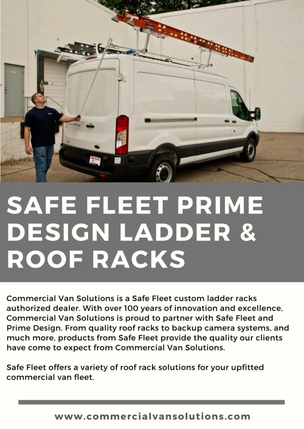 Safe Fleet Prime Design Ladder & Roof Racks