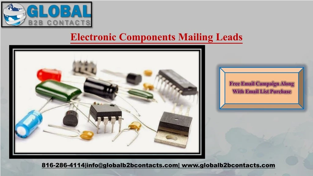 electronic components mailing leads