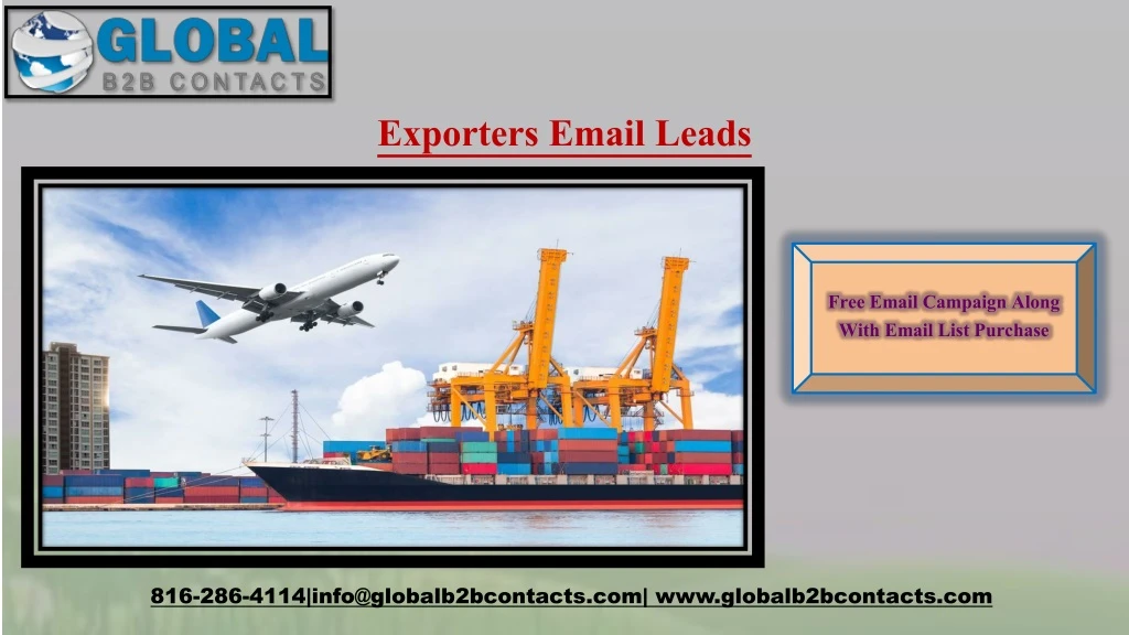 exporters email leads