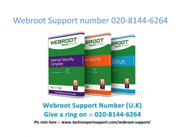 Webroot Support | 020-8144-6264 | Webroot Support Number