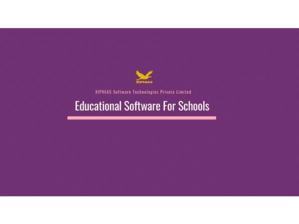 Educational Software For Schools