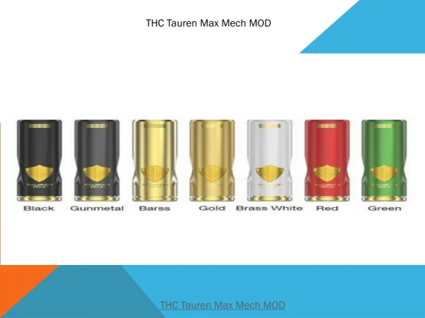 thc tauren max mech mod