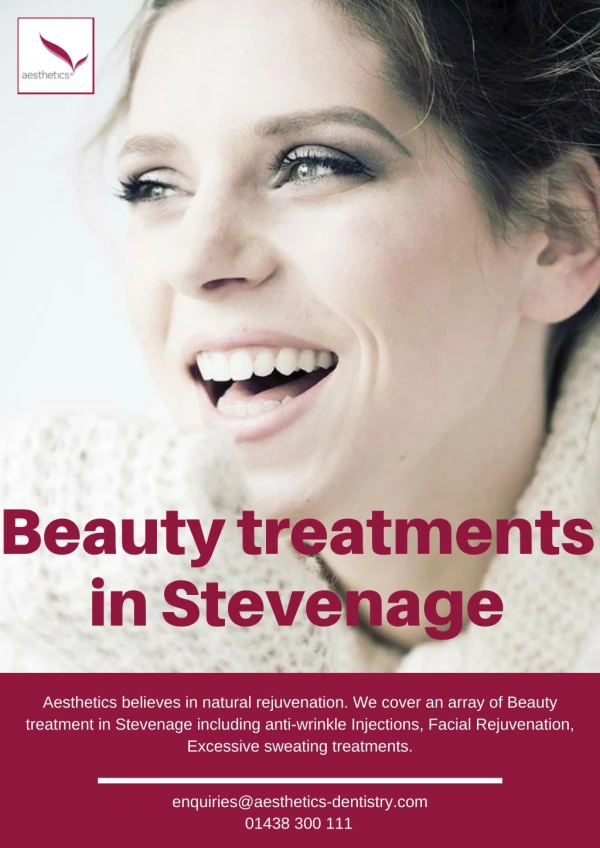 Beauty treatments in Stevenage