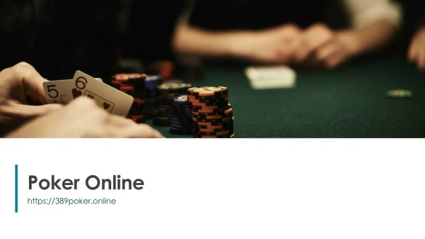 poker online