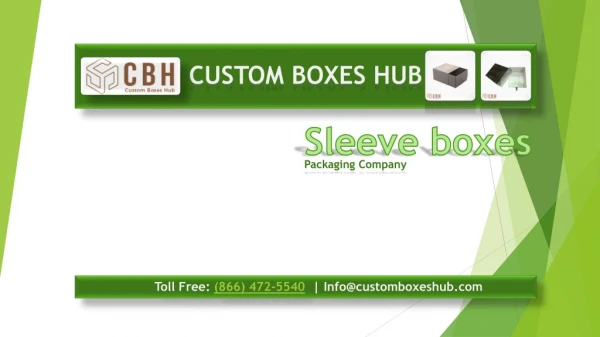 Sleeve boxes - Wholesale Sleeve Boxes | Custom Boxes Hub