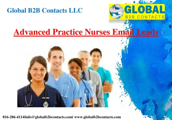 Advanced Practice Nurses Email Leads