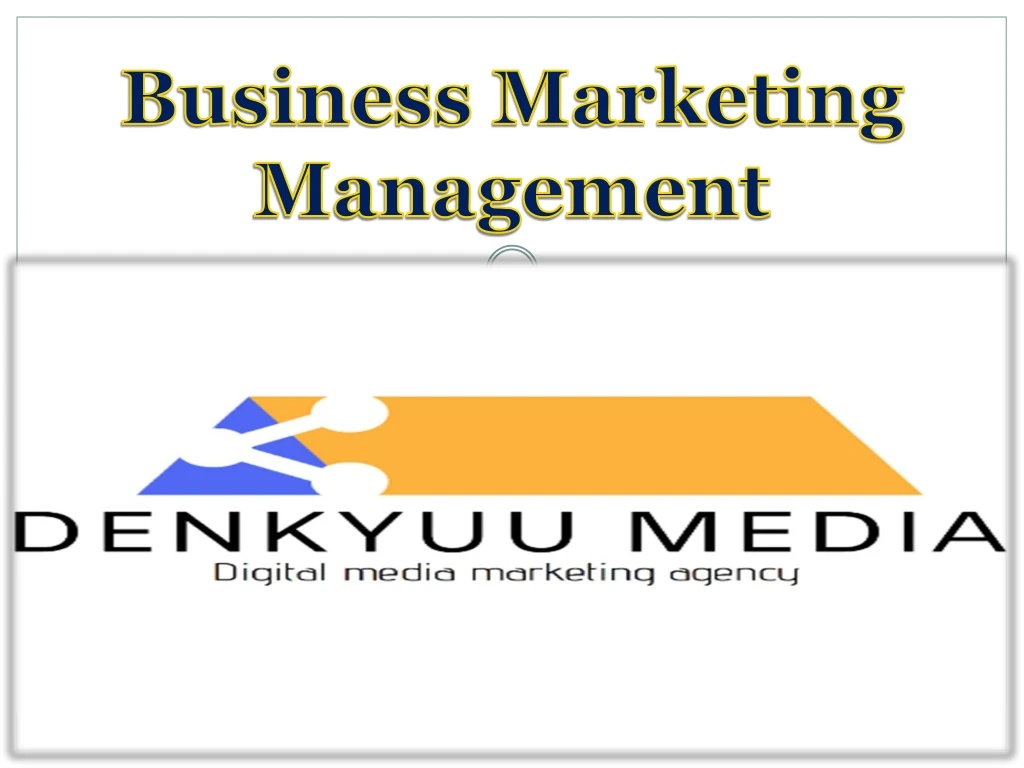 business marketing management