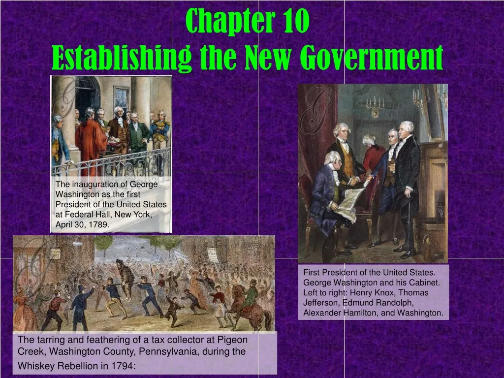 chapter 10 establishing the new government