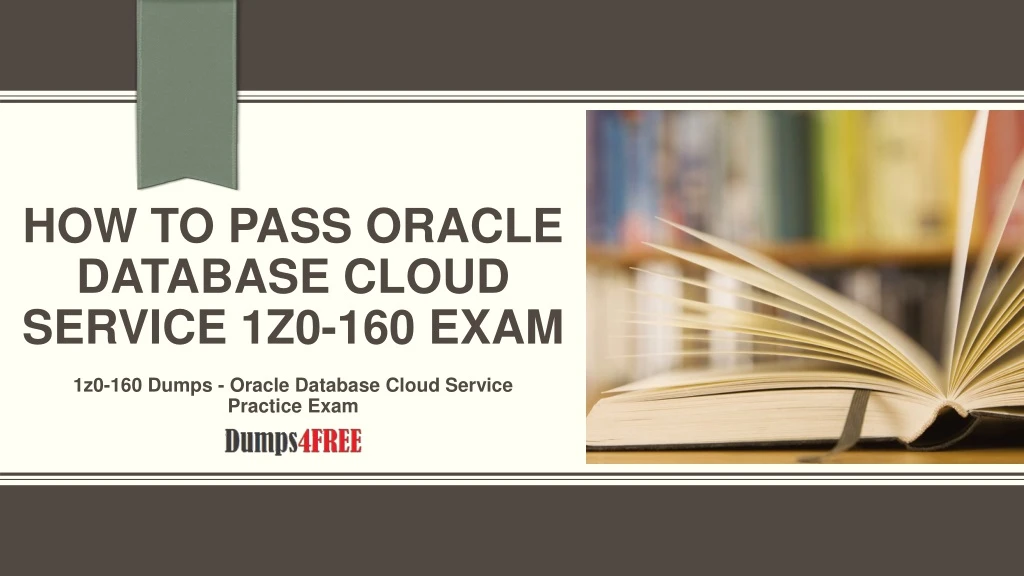 how to pass oracle database cloud service